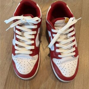 Nike Dunk Low Gym Red and White